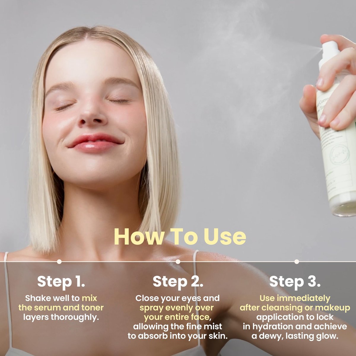 AXIS-Y Dark Spot Correcting Glow Toner – Brightening Hydrating Toner with 5% Niacinamide, Glutathione & Hyaluronic Acid for Uneven Skin Tone (4.23 fl. oz.) Avelisse
