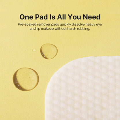 Ariul Purefull Lip & Eye Makeup Remover Pads – Oil-Infused Dual-Sided Pads, Gentle Exfoliation, Travel Friendly Compact Size, Korean Skincare (30 Pads x 3 Pack) Avelisse