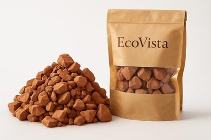 Organic Red Edible Clay Chunks - Natural, Pure, 4 oz for Eating and Skin Care