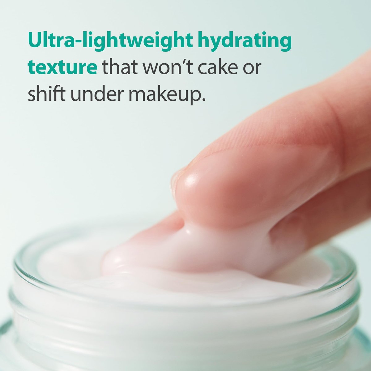MILKTOUCH Green Hyaluron 6-Second Soothing Cream - Hydrating Gel Moisturizer for Sensitive, Dry, Oily Skin - Reduces Redness, Irritation, Fine Lines - Centella Asiatica & Hyaluronic Acid 1.69 Fl Oz - görsel 5