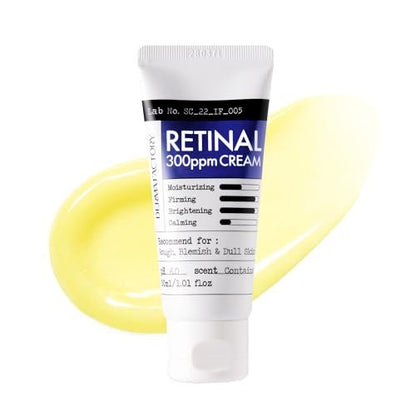 DERMA FACTORY Retinal Night Cream for Face - Vitamin A Moisturizer with Centella, Niacinamide & Panthenol - Helps Improve Fine Lines, Texture & Firmness - 1.01 fl oz Avelisse