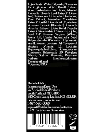 Brickell Men's Retinol Serum for Face and Eyes - Anti-Aging, Firming, and Deep Hydrating Skincare for Men, Fragrance Free, 1 oz Avelisse