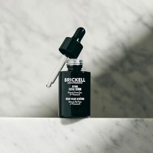 Brickell Men's Retinol Serum for Face and Eyes - Anti-Aging, Firming, and Deep Hydrating Skincare for Men, Fragrance Free, 1 oz Avelisse
