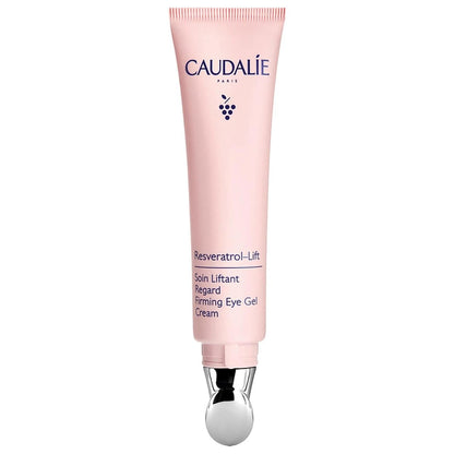 Caudalie Resveratrol-Lift Firming Depuffing Eye Gel Cream with Peptides, Hyaluronic Acid, and Vegan Collagen - 15 mL Avelisse
