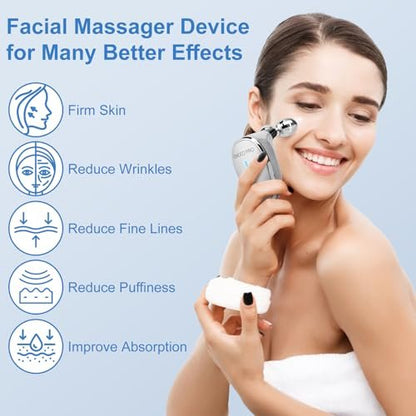 EMOCCI PRO Luminesce Glow Facial Massager – Electric Face Gua Sha Vibration Tool for Lifting, Anti-Aging, and Skin Care Avelisse
