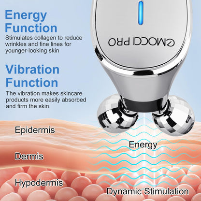 EMOCCI PRO Luminesce Glow Facial Massager – Electric Face Gua Sha Vibration Tool for Lifting, Anti-Aging, and Skin Care Avelisse