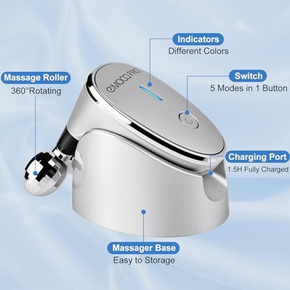 EMOCCI PRO Luminesce Glow Facial Massager – Electric Face Gua Sha Vibration Tool for Lifting, Anti-Aging, and Skin Care Avelisse