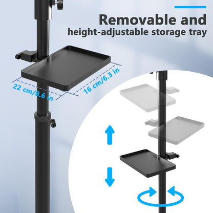 ZHOOGE Tattoo Armrest Stand With Tray - Adjustable Height Tattoo Arm Leg Rest with Soft Pad for Tattoo Studio Supplies Avelisse
