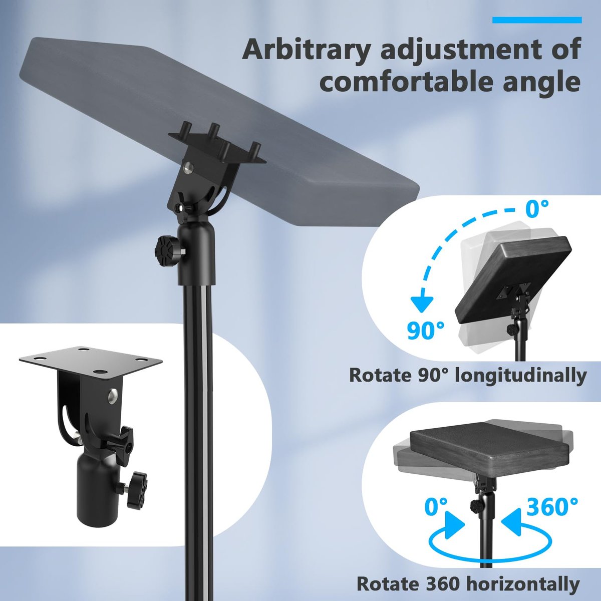 ZHOOGE Tattoo Armrest Stand With Tray - Adjustable Height Tattoo Arm Leg Rest with Soft Pad for Tattoo Studio Supplies Avelisse