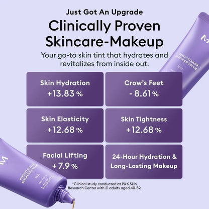 MISSHA M Perfect Cover Serum BB Cream No.25 Warm Beige - Medium with Warm Undertone, Skin Tint, Tinted Moisturizer, Skin Care Foundation Makeup, 1.18 Fl Oz Avelisse
