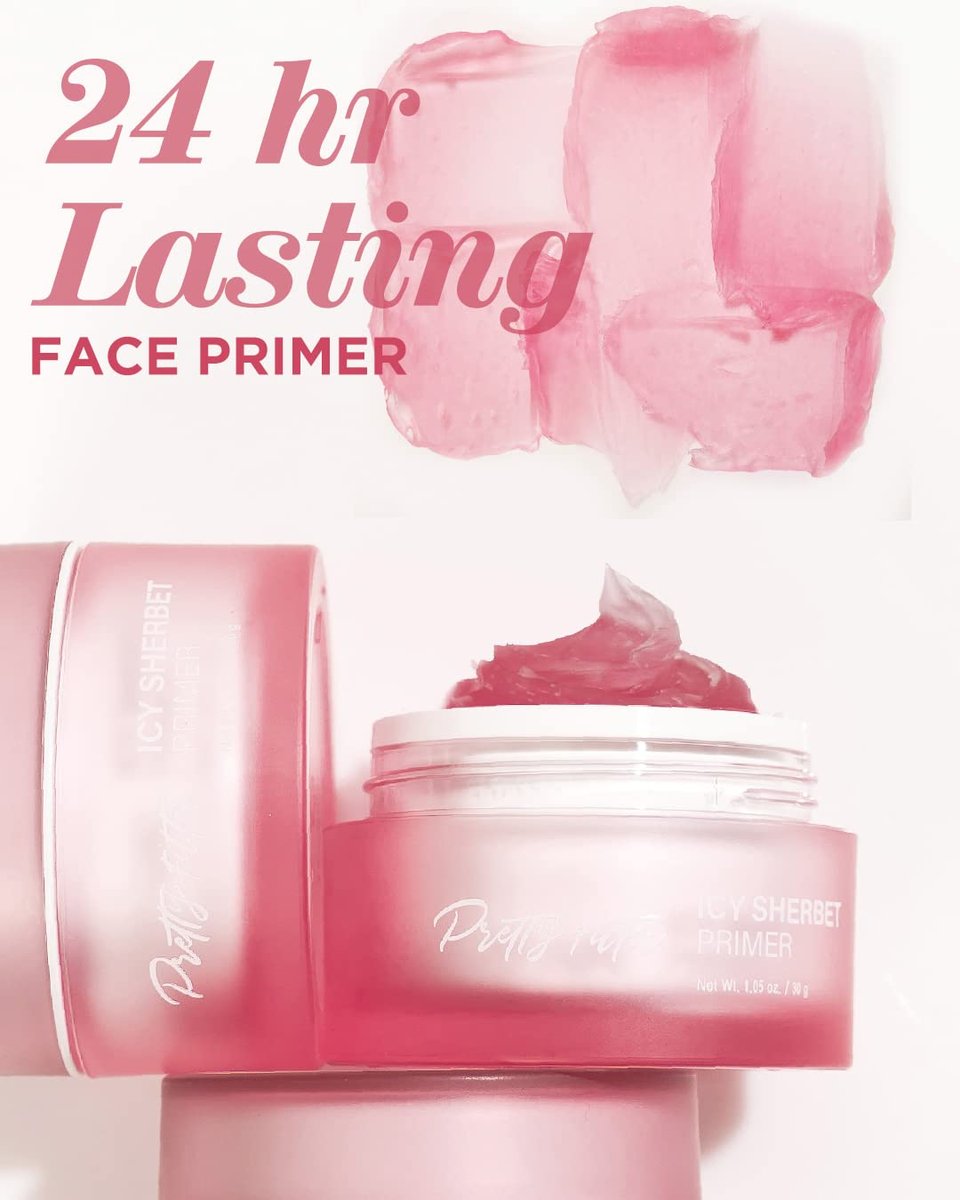 TOUCH IN SOL Icy Sherbet Primer - Hydrating Face Primer for Dry or Oily Skin, Silk Pore and Wrinkle Minimizer, Silicone & Oil Free Gel Formula with Cooling Effect, 1.05 fl.oz. Avelisse