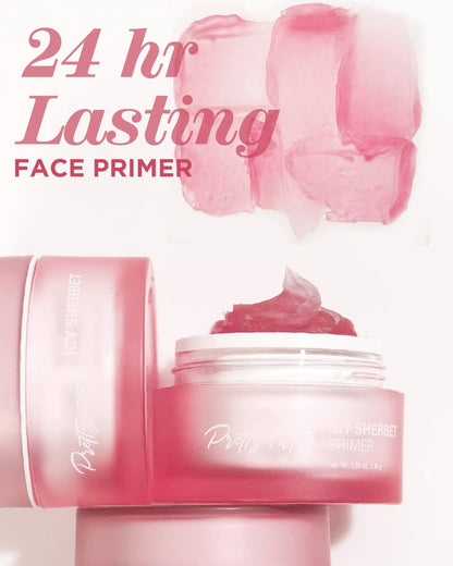 TOUCH IN SOL Icy Sherbet Primer - Hydrating Face Primer for Dry or Oily Skin, Silk Pore and Wrinkle Minimizer, Silicone & Oil Free Gel Formula with Cooling Effect, 1.05 fl.oz. Avelisse