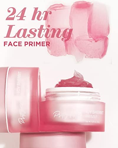 TOUCH IN SOL Icy Sherbet Primer - Hydrating Face Primer for Dry or Oily Skin, Silk Pore and Wrinkle Minimizer, Silicone & Oil Free Gel Formula with Cooling Effect, 1.05 fl.oz. Avelisse