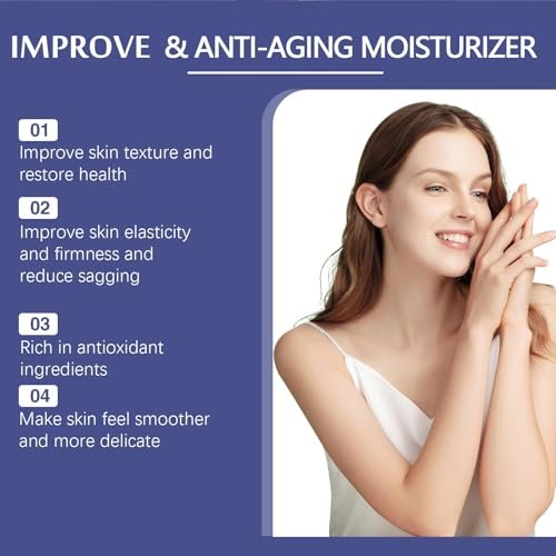 Collagen Face Moisturizer with Airless Pump - Collagen Botanical Stem Cells Cream for Skin with Retinol, Niacinamide, Hyaluronic Acid - Anti-Aging Day & Night Cream, 1.8 OZ - görsel 9