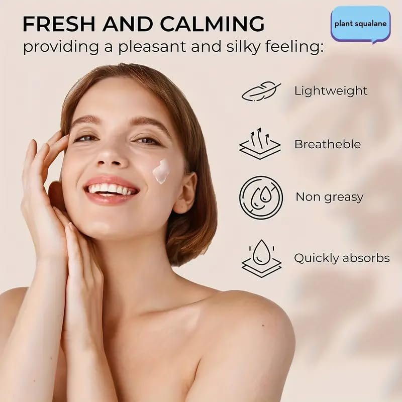 Collagen Face Moisturizer with Airless Pump - Collagen Botanical Stem Cells Cream for Skin with Retinol, Niacinamide, Hyaluronic Acid - Anti-Aging Day & Night Cream, 1.8 OZ - görsel 5