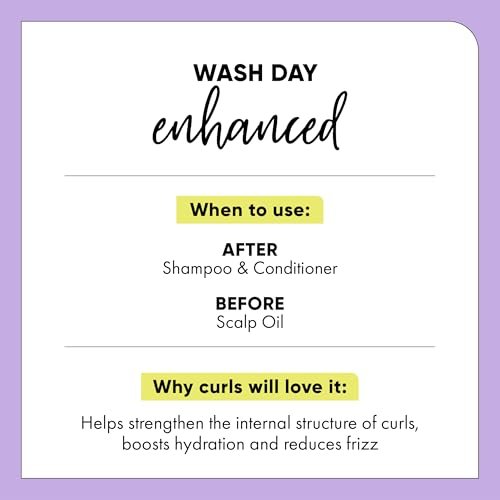 HASK Twist Tamer Leave-In Conditioner - FiberBond Technology & Coconut Oil for Wavy, Curly, Coily & Kinky Hair - Strengthens, Reduces Frizz, Boosts Hydration - Vegan, Sulfate-Free, 6.7 fl oz - görsel 8