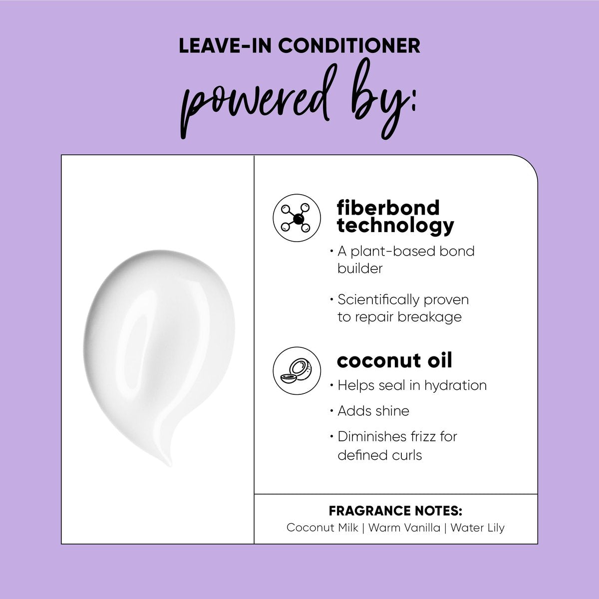 HASK Twist Tamer Leave-In Conditioner - FiberBond Technology & Coconut Oil for Wavy, Curly, Coily & Kinky Hair - Strengthens, Reduces Frizz, Boosts Hydration - Vegan, Sulfate-Free, 6.7 fl oz - görsel 5