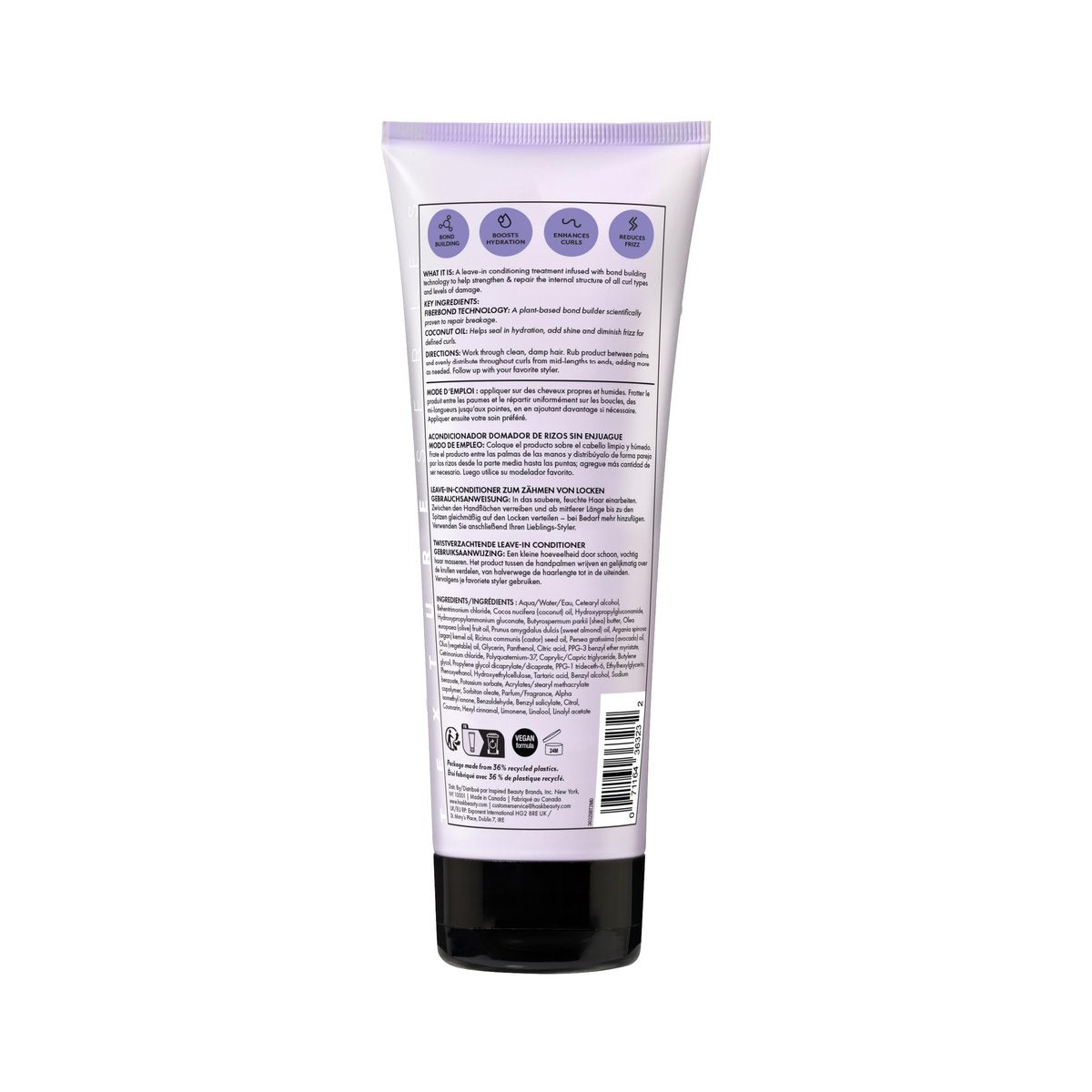 HASK Twist Tamer Leave-In Conditioner - FiberBond Technology & Coconut Oil for Wavy, Curly, Coily & Kinky Hair - Strengthens, Reduces Frizz, Boosts Hydration - Vegan, Sulfate-Free, 6.7 fl oz - görsel 9