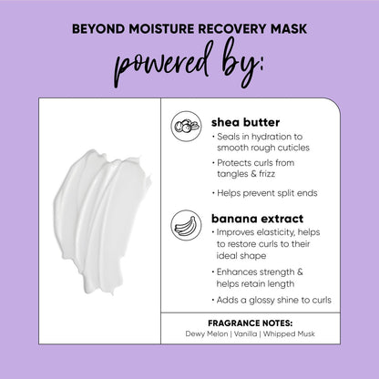 HASK Beyond Moisture Recovery Mask with Shea Butter & Banana Extract – 8 fl oz