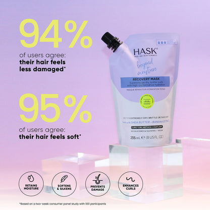 HASK Beyond Moisture Recovery Mask with Shea Butter & Banana Extract – 8 fl oz