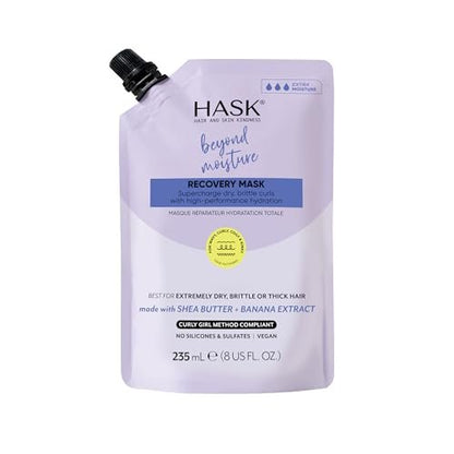HASK Beyond Moisture Recovery Mask with Shea Butter & Banana Extract – 8 fl oz