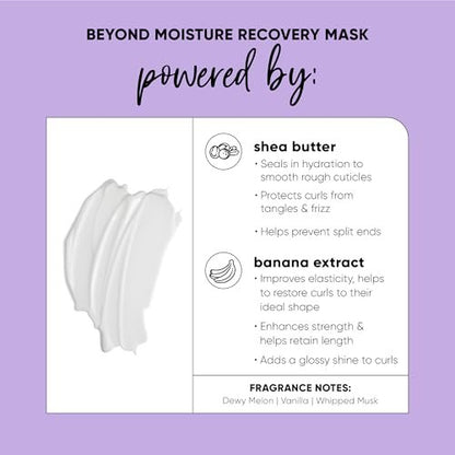 HASK Beyond Moisture Recovery Mask with Shea Butter & Banana Extract – 8 fl oz