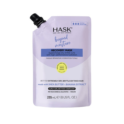 HASK Beyond Moisture Recovery Mask with Shea Butter & Banana Extract – 8 fl oz