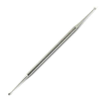 Professional Double Ended Nail Curette 1.5/2.5mm - Stainless Steel Ingrown Toenail Cleaner Scoop for Chiropody & Podiatry