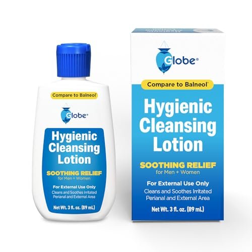 Globe Hygienic Cleansing Lotion – Cooling Relief for Sensitive Areas, Discomfort & Itch, Gentle Personal Care, 3 oz Travel Bottle - görsel 2