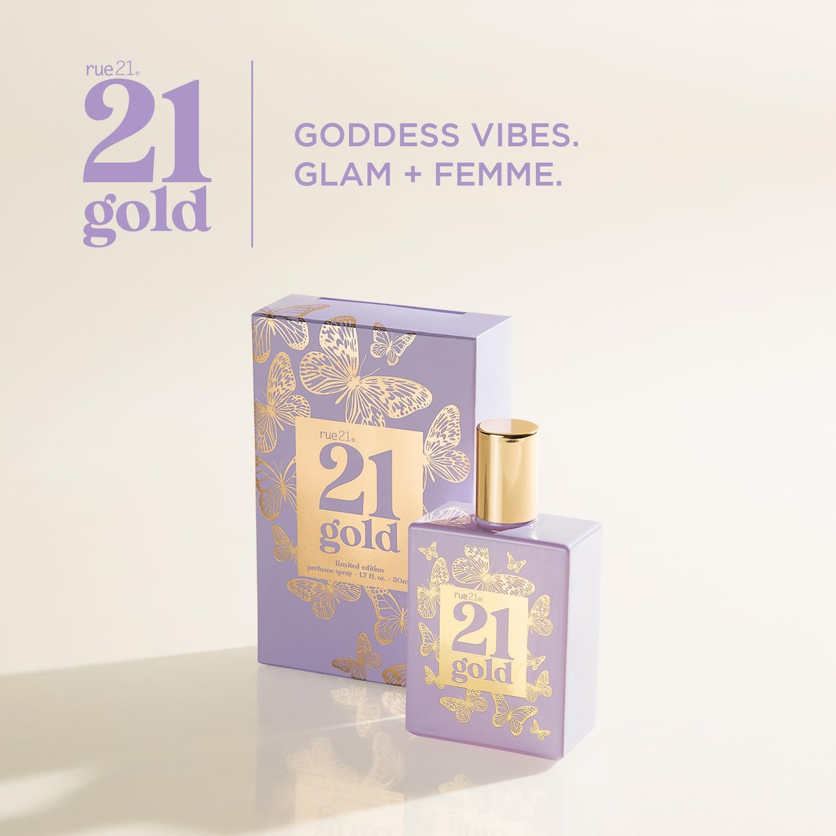 Rue 21 Gold Women's Perfume Spray - 1.7 fl oz (50 ml) Avelisse