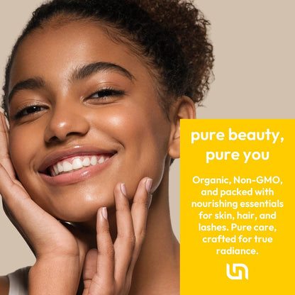 Us Naturals 16oz Organic Castor Oil – USDA Certified Organic & Non-GMO – 100% Pure, Cold-Pressed, Unrefined, Hexane-Free – Premium Oil for Skin, Hair, Lashes & Nails Avelisse