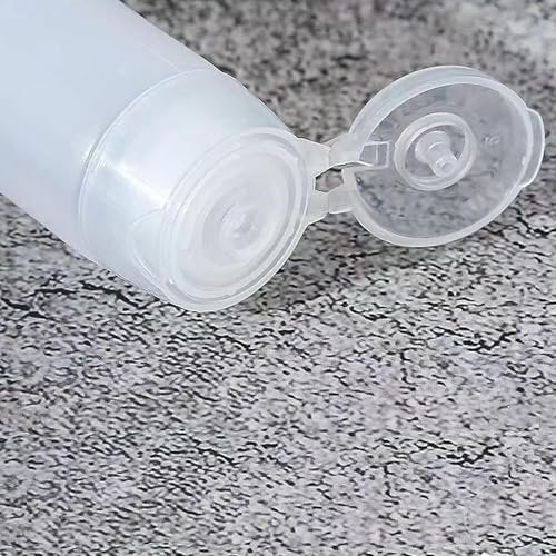 GANPUB 5-Pack White 1 oz Travel Bottles – Empty Refillable Toothpaste Tubes & Pump Dispensers (10 x 2.7 cm) - görsel 10