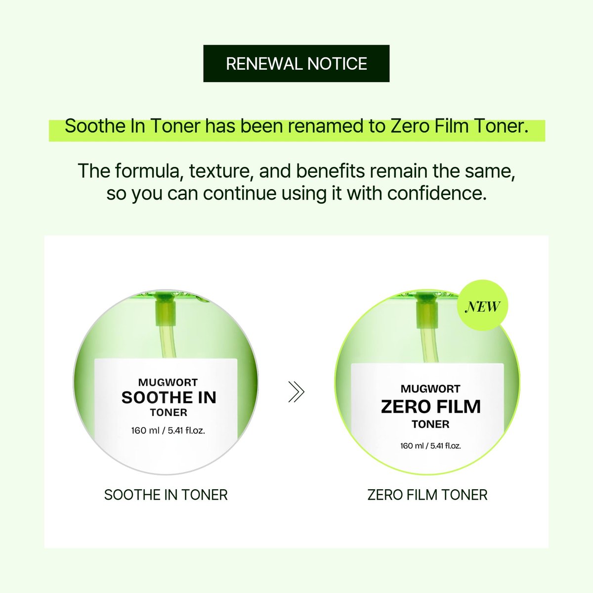 Orien Mugwort Zero Film Toner 5.41 fl.oz. (160ml) – pH5.5 Calming, Soothing, Hydrating Spray Toner - görsel 3