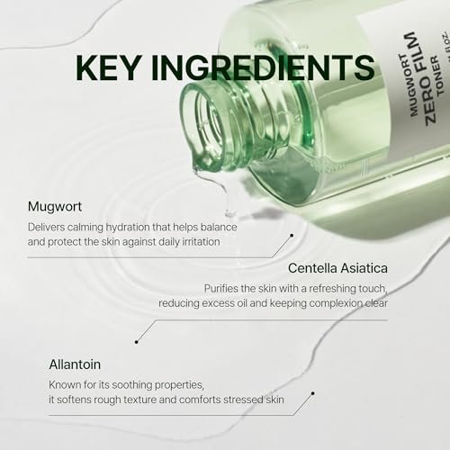 Orien Mugwort Zero Film Toner 5.41 fl.oz. (160ml) – pH5.5 Calming, Soothing, Hydrating Spray Toner - görsel 10