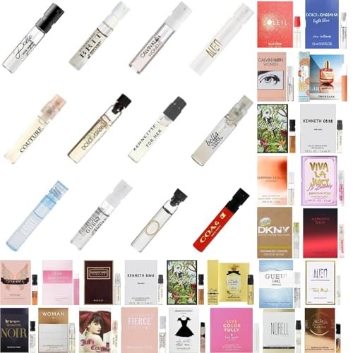 Tradeberry High End Designer Perfume Sample Set for Women – 12 Premium Fragrance Samples Avelisse