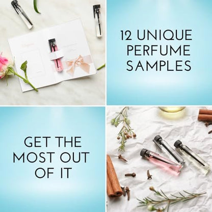 Tradeberry High End Designer Perfume Sample Set for Women – 12 Premium Fragrance Samples Avelisse