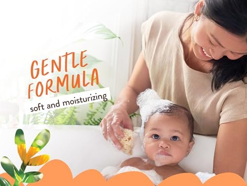 Babo Botanicals Sensitive Baby Fragrance-Free 2-in-1 Shampoo & Wash Bar - Shea Butter, Calendula & Aloe Vera - EWG Verified - Cruelty-Free - Vegan - Pediatrician Tested - For Babies & Kids Avelisse