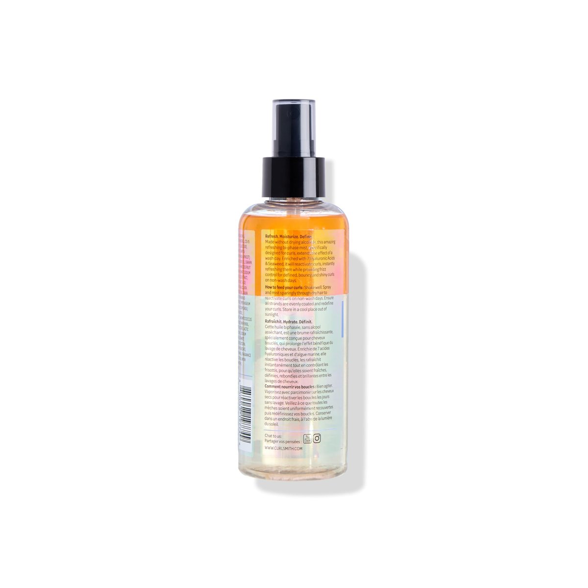 CURLSMITH Shake & Shine Curl Refreshing Spray for Dry Hair - Vegan & Cruelty Free (6.6 oz) Avelisse