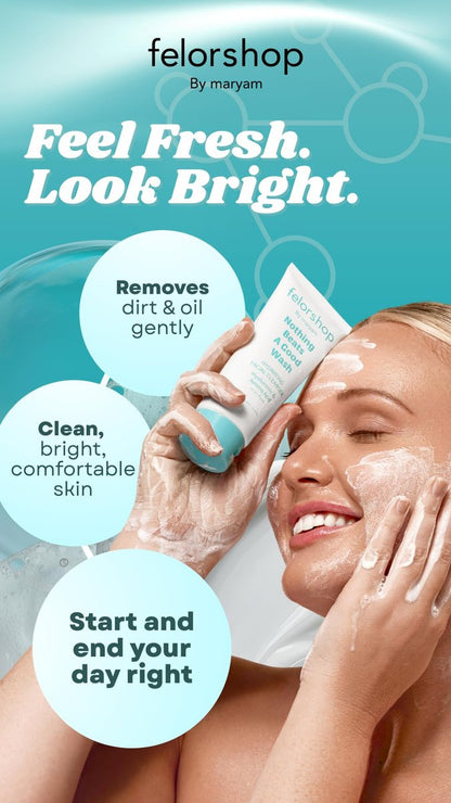 Hydrating Facial Cleanser with Hyaluronic Acid & Amino Acid – Daily Face Wash for All Skin Types, Non-Drying Oil Control, 100g Avelisse