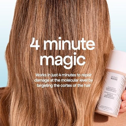 BONDIBOOST Rapid Repair Bond Builder + Leave-In Hair Treatment for Dry Damaged Hair, 3.38 fl oz - Strengthens & Restores for Healthier, Shinier Results Avelisse