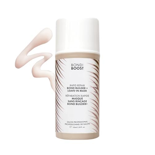 BONDIBOOST Rapid Repair Bond Builder + Leave-In Hair Treatment for Dry Damaged Hair, 3.38 fl oz - Strengthens & Restores for Healthier, Shinier Results Avelisse