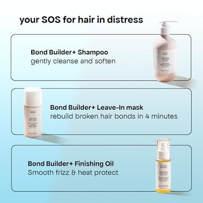 BONDIBOOST Rapid Repair Bond Builder + Leave-In Hair Treatment for Dry Damaged Hair, 3.38 fl oz - Strengthens & Restores for Healthier, Shinier Results Avelisse