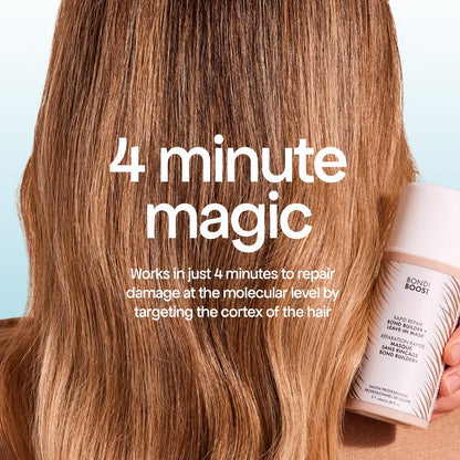 BONDIBOOST Rapid Repair Bond Builder + Leave-In Hair Treatment for Dry Damaged Hair, 3.38 fl oz - Strengthens & Restores for Healthier, Shinier Results Avelisse