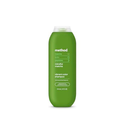 Method Color Protect Shampoo, Mindful Matcha – Safe for and Protects Color-Treated Hair, with Strengthening Peptide – Sulfate Free, Paraben Free & Silicone Free – 14 oz