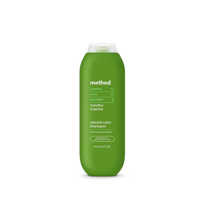 Method Color Protect Shampoo, Mindful Matcha – Safe for and Protects Color-Treated Hair, with Strengthening Peptide – Sulfate Free, Paraben Free & Silicone Free – 14 oz