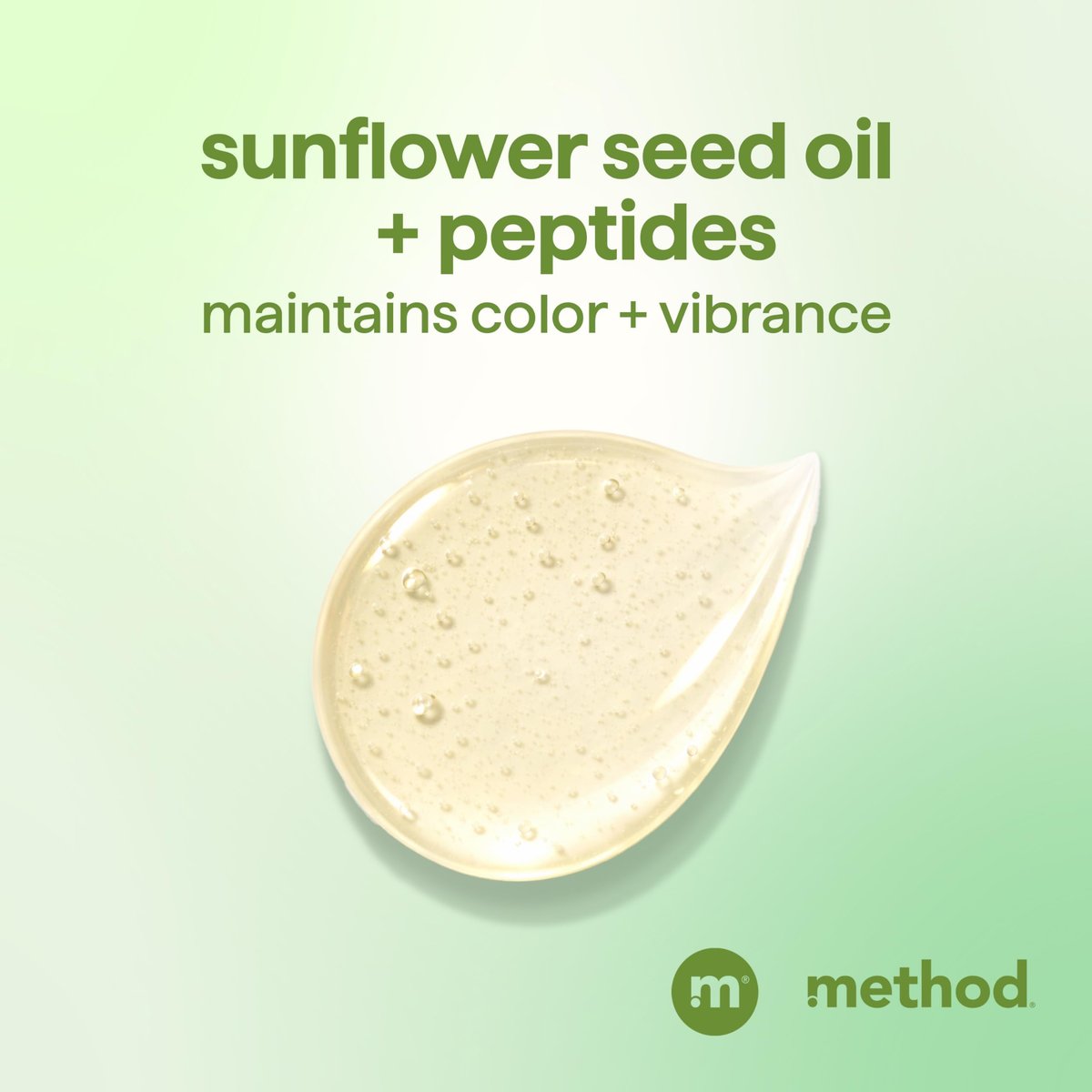 Method Color Protect Shampoo, Mindful Matcha – Safe for and Protects Color-Treated Hair, with Strengthening Peptide – Sulfate Free, Paraben Free & Silicone Free – 14 oz - görsel 5