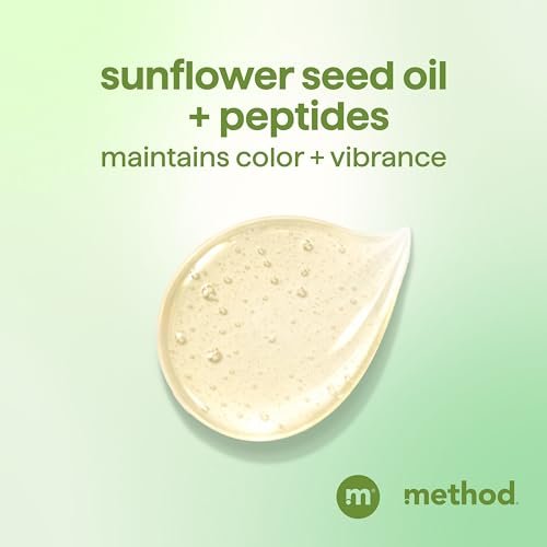 Method Color Protect Shampoo, Mindful Matcha – Safe for and Protects Color-Treated Hair, with Strengthening Peptide – Sulfate Free, Paraben Free & Silicone Free – 14 oz - görsel 6