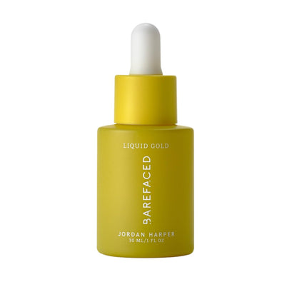 Barefaced Liquid Gold 1 Fl Oz - 15% Vitamin C Serum with Hyaluronic Acid & Vitamin E for Anti-Aging, Hydration, Antioxidant Formula, Reduces Dark Spots, Acne & Wrinkles Avelisse