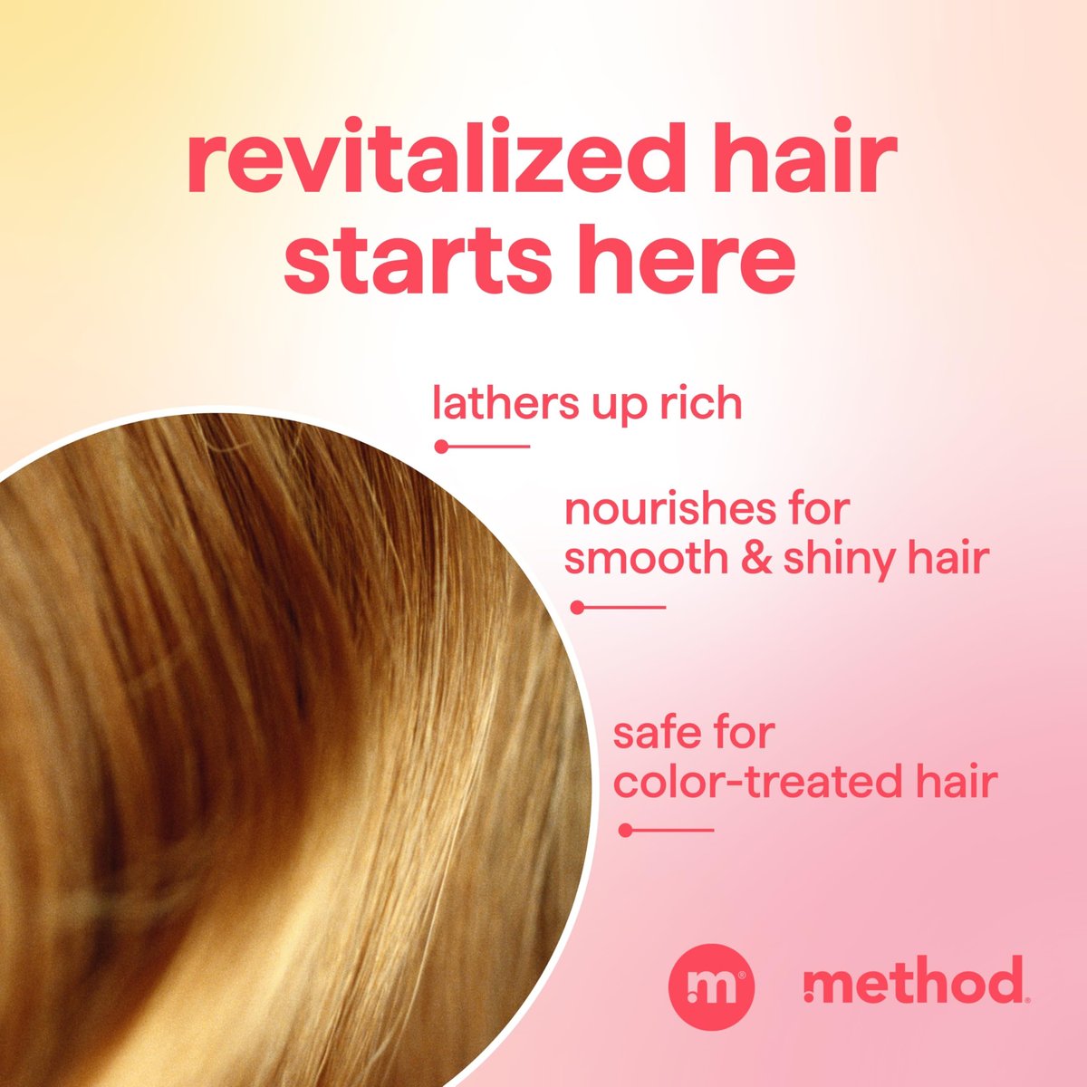 Method Repairing Shampoo, Island Mist - Nourishes Hair and Restores Damaged Strands - Sulfate Free, Color Safe - 14 oz - görsel 13