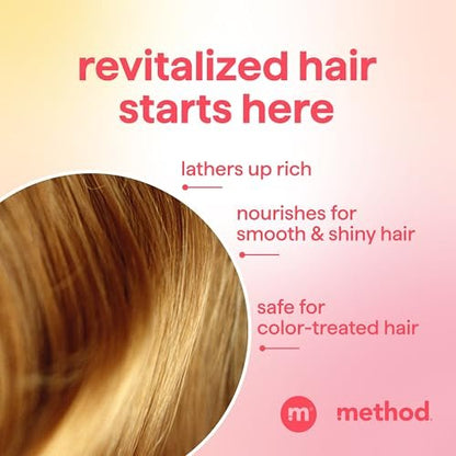 Method Repairing Shampoo, Island Mist - Nourishes Hair and Restores Damaged Strands - Sulfate Free, Color Safe - 14 oz